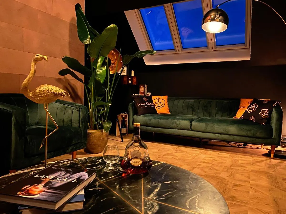 Apartment Loco Paradiso - Two Kingsize Beds, Outdoor Terrace, Dj Booth, Bar, Cinema, Bathtub, Kitchen, Airco Antwerp Belgium